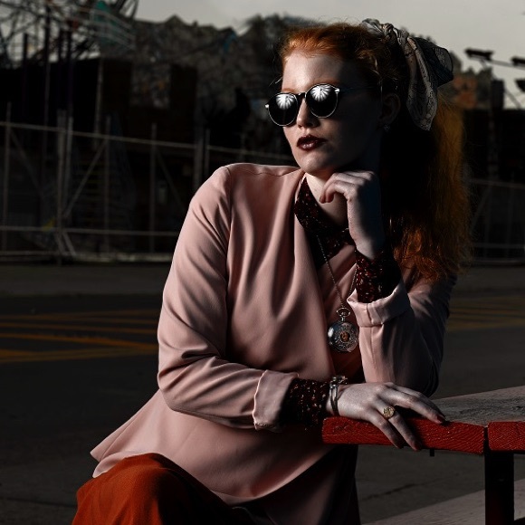 Light Pink Blazer with great back - Picture 2 of 9